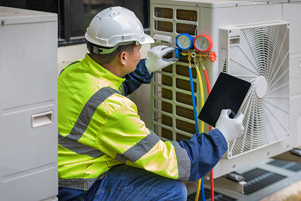 Professional Air Conditioning Repair technician working in Lexington, MA